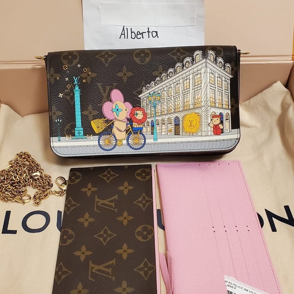 Louis Vuitton Félicie Pochette Mascot Vivienne Monogram